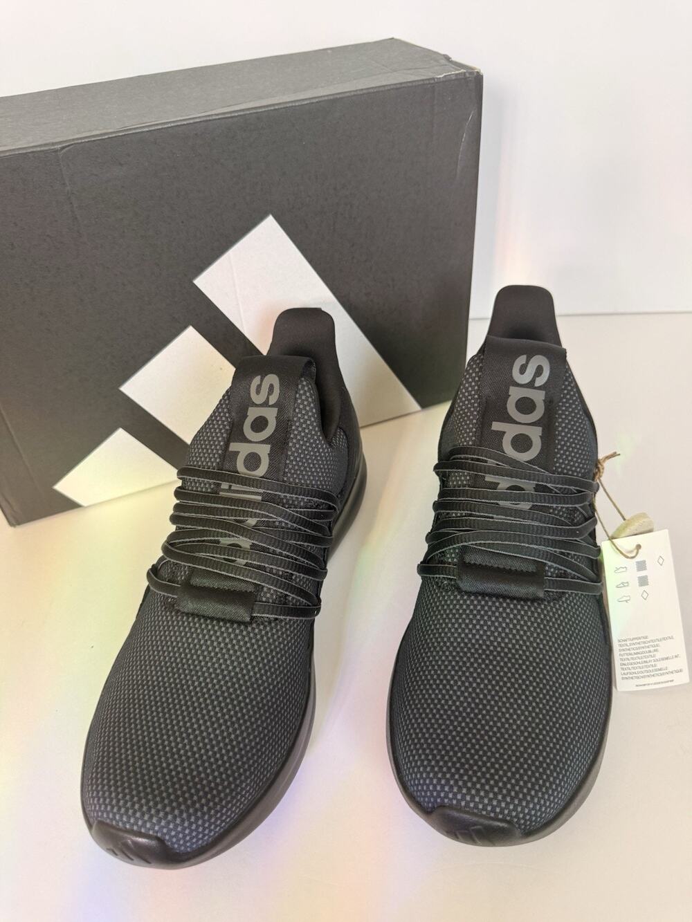 adidas Lite Racer Adapt 7.0 Men’s Size 10 Black Grey IE6327 New w/ Tags